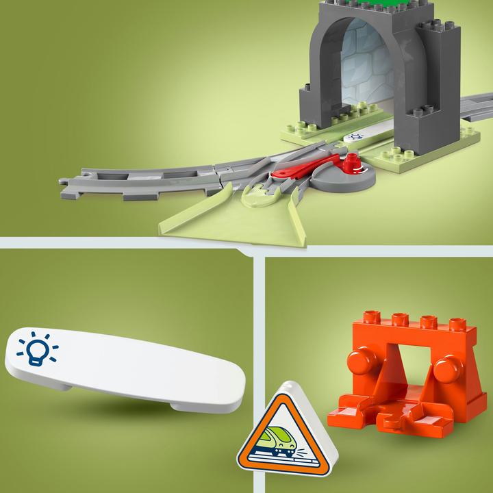 Immagine prodotto LEGO Tunnel ferroviario e binari - set di espansione (10425)