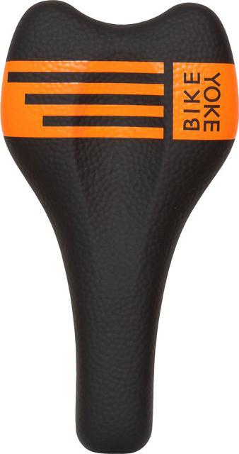 BikeYoke Sagma Sattel 130 mm. Orange.