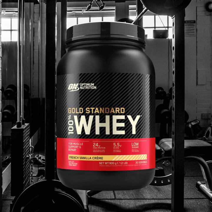 Actual product image Optimum Nutrition 100% Whey Gold Standard (French Vanilla Cream, 1 pcs., 908 g)