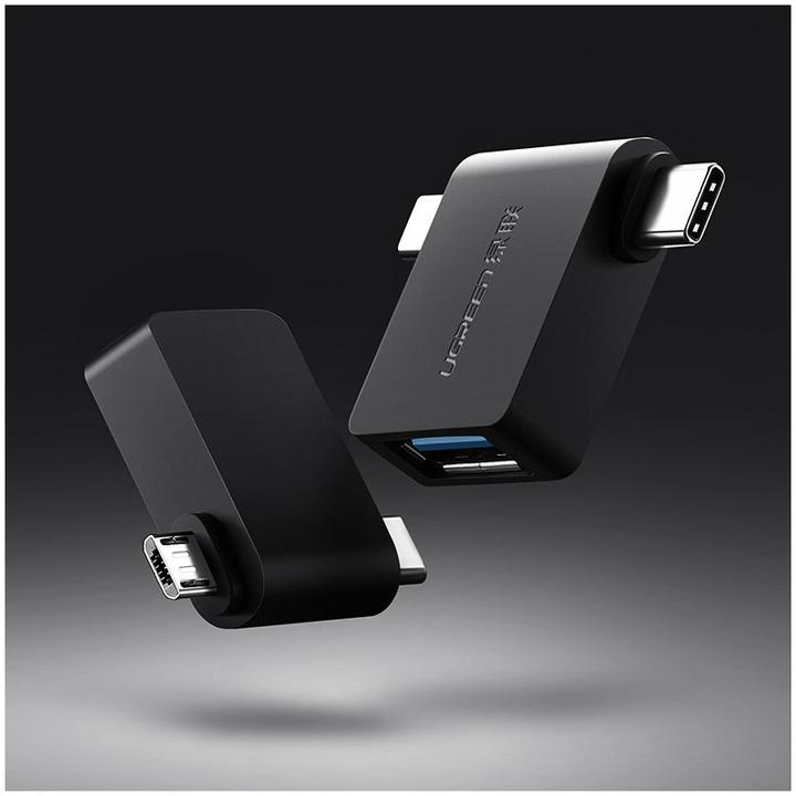Produktbild Ugreen Micro USB + USB-C zu USB-A 3.0 Adapter (USB Typ C, USB-A)