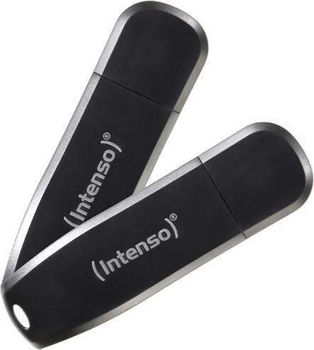 Actual product image Intenso Speed Line USB 3.2 2 pack (128GB), black (128 GB, USB-A)