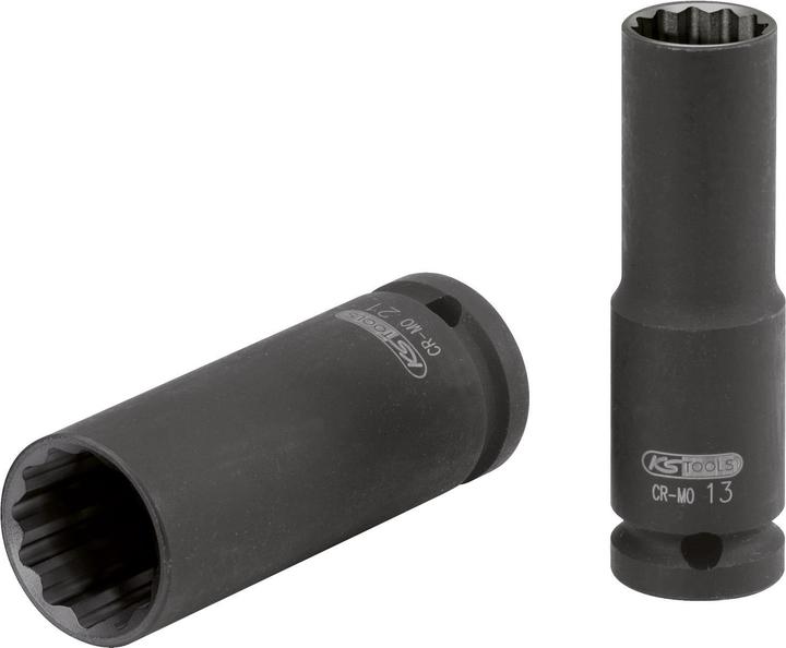 Produktbild KS Tools 1/2" Kraft-Stecknuss lang (1/2")