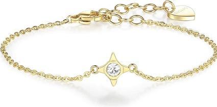 Immagine prodotto Sagapo S'Agapµ - Bracciale placcato oro con stella Click SCK15