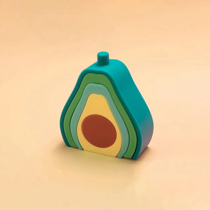 Produktbild Activity Board Silikon Stacking Spielzeug Baby Bauklötze Obst Design Soft Block Gummi Zahnen