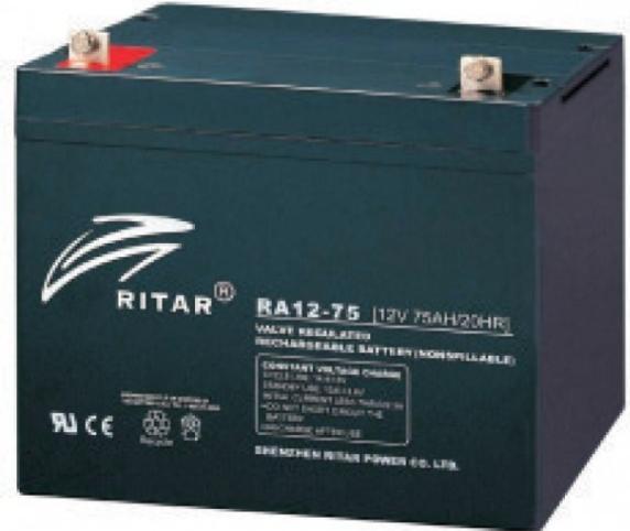 Produktbild Ritar AGM Batterien RA12-75D (12 V, 75 Ah)
