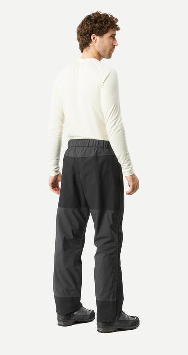 Actual product image Forclaz Men's waterproof rain trousers 20,0000 mm water column trekking - MT900 black (Frequency band 38 (2600 MHz))