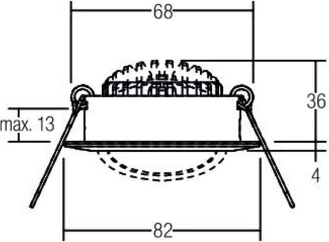 Produktbild Brumberg LED-Einbaustrahler (630 lm)