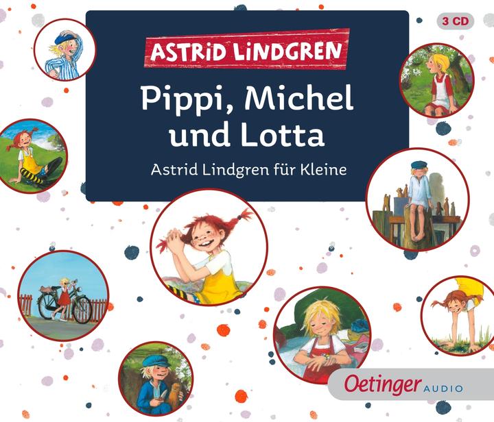 Image du produit Pippi, Michel et Lotta (Astrid Lindgren, Katrin Angel King, Kay Poppe, Ursula Illert, Frank Gustavus, Peter se bat, Thyra Dohrenburg, Anna-Liese Kornitzky, Cäcilie Heinig, Charles Kurt Peters, Allemand)