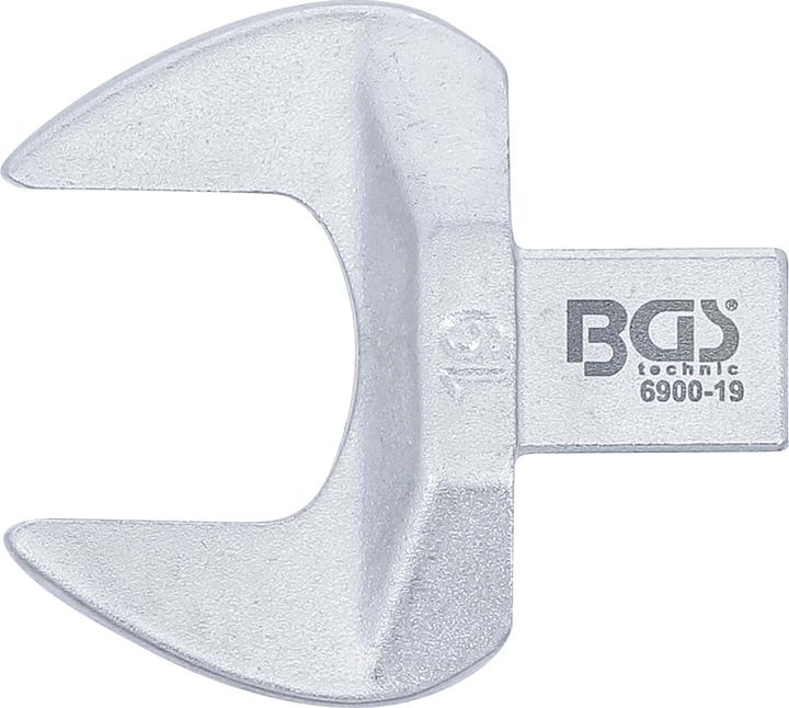 Produktbild BGS Einsteck-Maulschlüssel 19 mm Aufnahme 9 x 12 mm (19 mm)