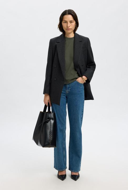 Actual product image Selected Femme Slfessential Ss Boxy Tee Noos (L)