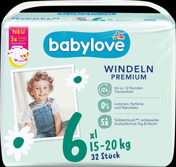 Image du produit dm babylove Premium-Windeln (Taille 6, Pack, 32 pièce(s))