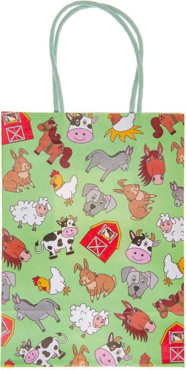 Produktbild LG-Imports Geschenktüte Nutztiere (Geschenktüte, 12 x)