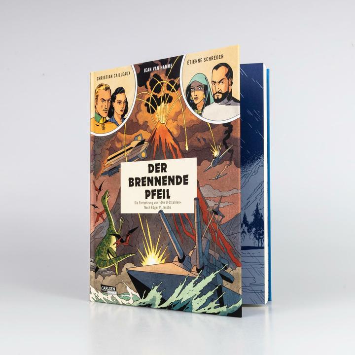 Actual product image Blake und Mortimer Spezial 2: Der brennende Pfeil (German, Christian Cailleaux, Etienne Schreder, Jean Van Hamme, Harald Sachse, 2024)
