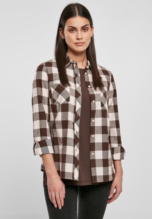 Immagine prodotto Urban Classics Camicia da donna in flanella a quadri risvoltati - 1180 (4XL)