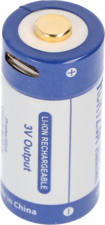 Image du produit Keeppower RCR123A 3.0 Volt 880mAh 1,5A Batterie lithium-ion 16340, rechargeable uniquement via micro USB (1 pcs, 16340, 880 mAh)