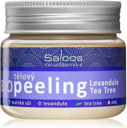 Actual product image Saloos Organic Body Scrub - Lavender - Tea Tree 140 ml (140 ml)