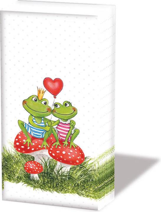 Ambiente Papiertaschentücher "Froschpärchen"