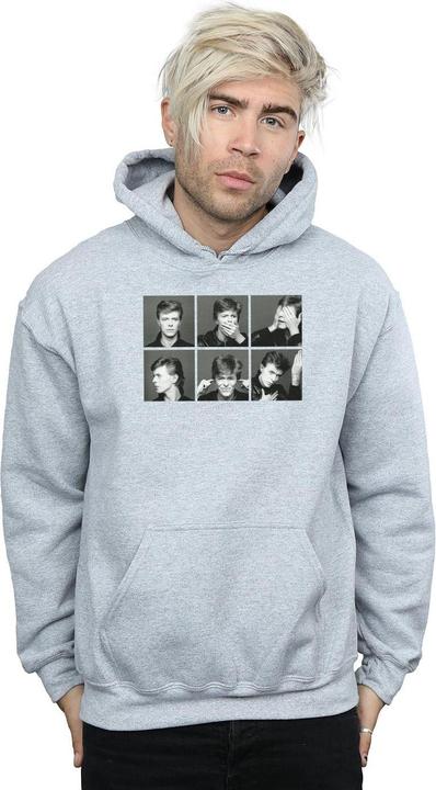 Immagine prodotto David Bowie Photo Collage Felpa con Cappuccio Uomo (4XL)
