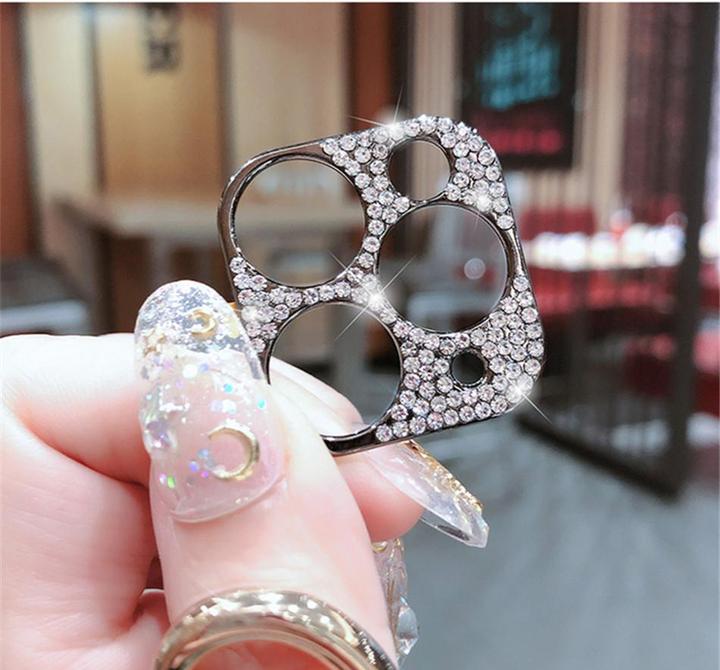 Image du produit PhoneLook Décoration caméra Strass or rose iPhone 11 Pro (Apple iPhone 11 Pro)