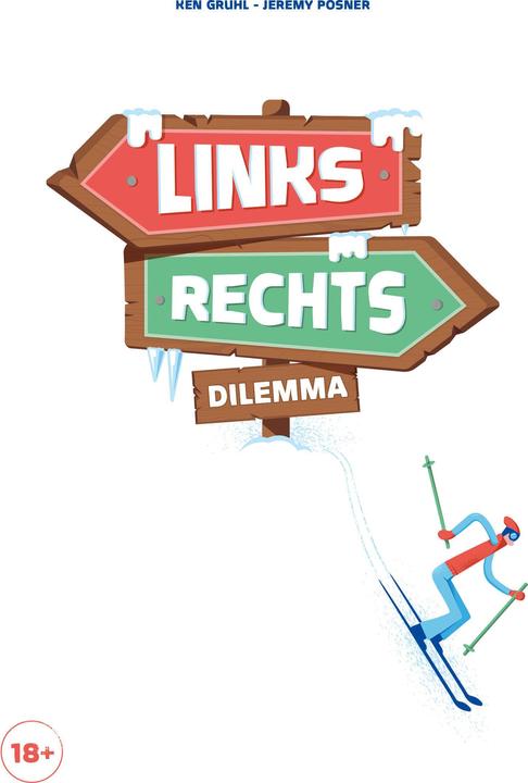 Asmodée COJD0004 - Links-Rechts-Dilemma, Partyspiel, für 3-6 Spieler, ab 18 Jahren (DE-Ausgabe) (Deutsch)