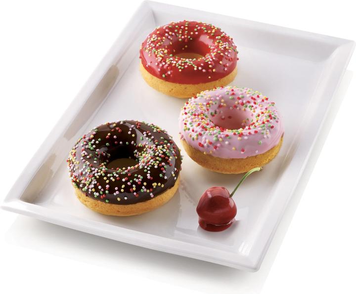 Image du produit Silikomart Moule en silicone - Donuts (7.50 cm)