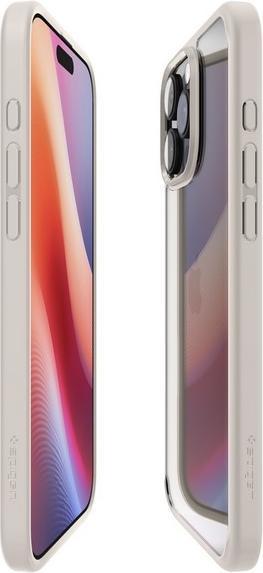 Actual product image Spigen Ultra Hybrid iPhone 16 Pro natural titanium/tytanowy ACS08127 (Apple iPhone 16 Pro)