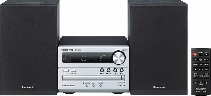 Panasonic Sc-Pm250begs (Bluetooth, CD Player, 2x 5 W)