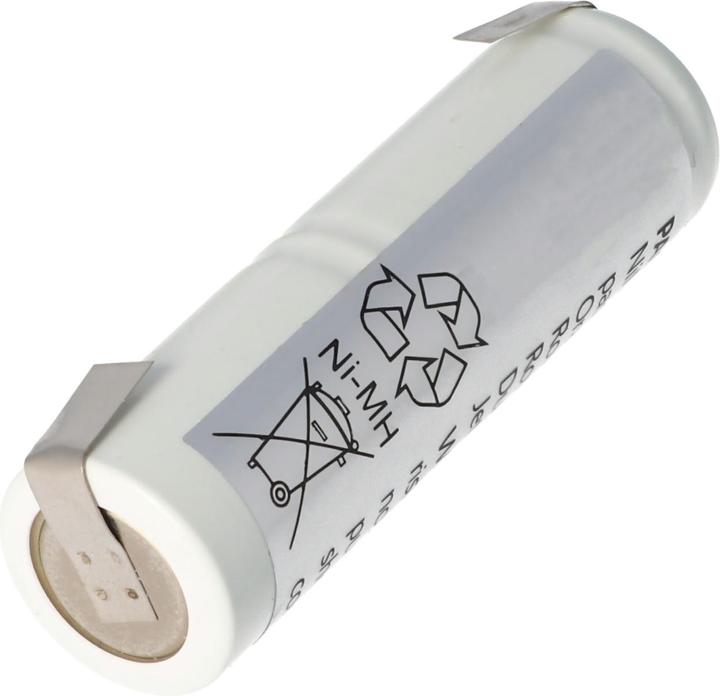 Oral-B Akku L1x2 GP110AFH mit Lötfahnen U-Form 10mm Überstand passend für Sonic Complete (1 Stk., 1100 mAh)