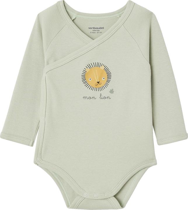Produktbild Vertbaudet 3er-Pack Baby Wickelbodys Bio-Baumwolle Oeko-Tex (56)