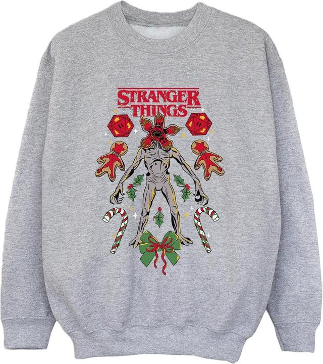 Netflix Stranger Things Christmas Demogorgon Sweatshirt Jungen