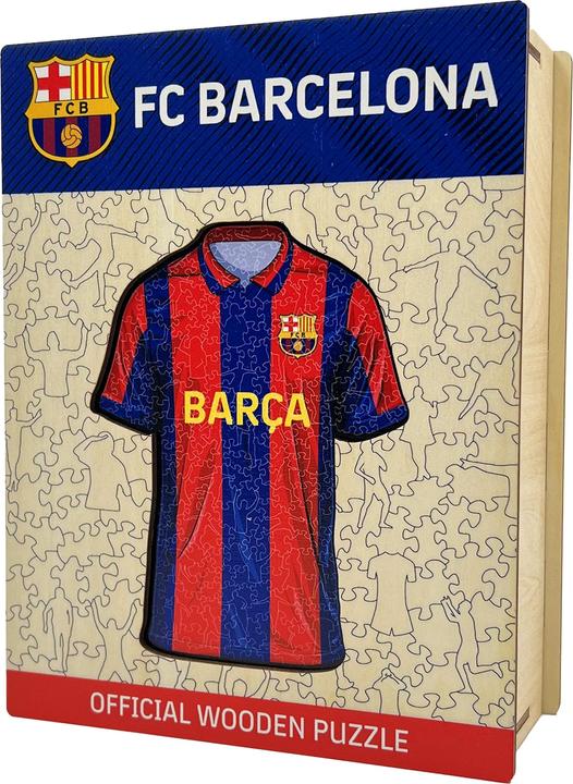 Produktbild Iconic FC Barcelona - Trikot - Holz Puzzle Grösse M (270 Teile) (270 Teile)