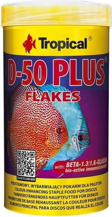 Produktbild Tropical Diskus Flakes D-50 Plus (Diskus, 1000 ml)