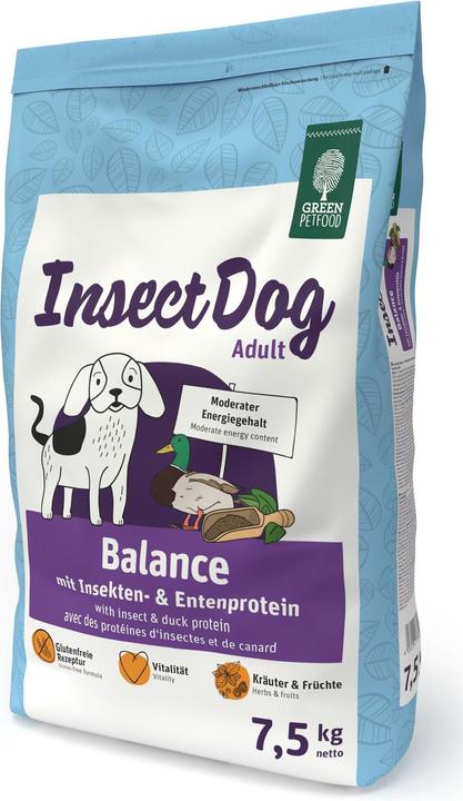 Produktbild Green Petfood Insect-Dog Balance 7.5 kg (Adult, 1 Stk., 7500 g)
