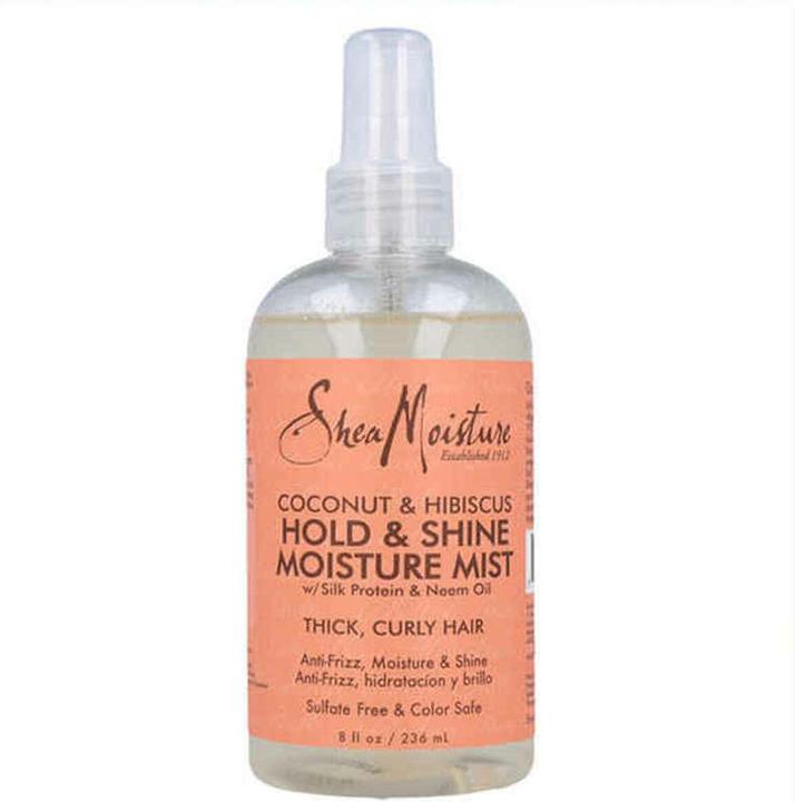Actual product image Shea Moisture Coconut Hibiscus Hold and Shine Mist 236ml (236 ml, Liquid shampoo)