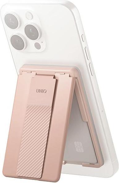 Produktbild Uniq Heldro ID magnetyczny portfel z podpórką i opaską różowy/blush pink