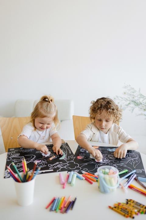 Actual product image Funny Mat Reusable Painting Mat - DINOSAURS
