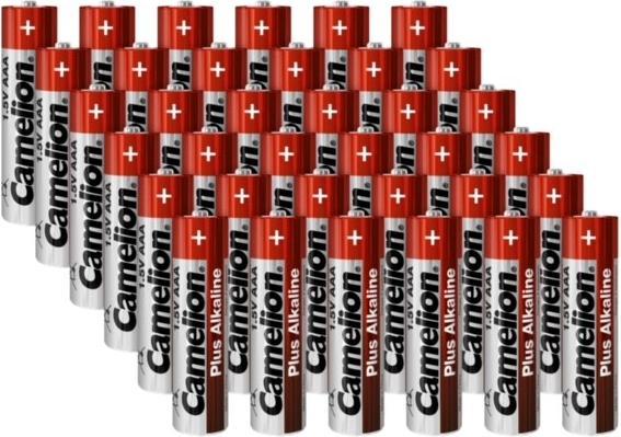 Produktbild Camelion Batterie Plus Alkaline LR03 Micro AAA 28+8 Stk. (8 Stk., AAA, 1250 mAh)