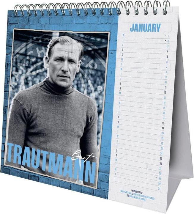 Image du produit Manchester City FC - Calendrier de bureau (Allemand)