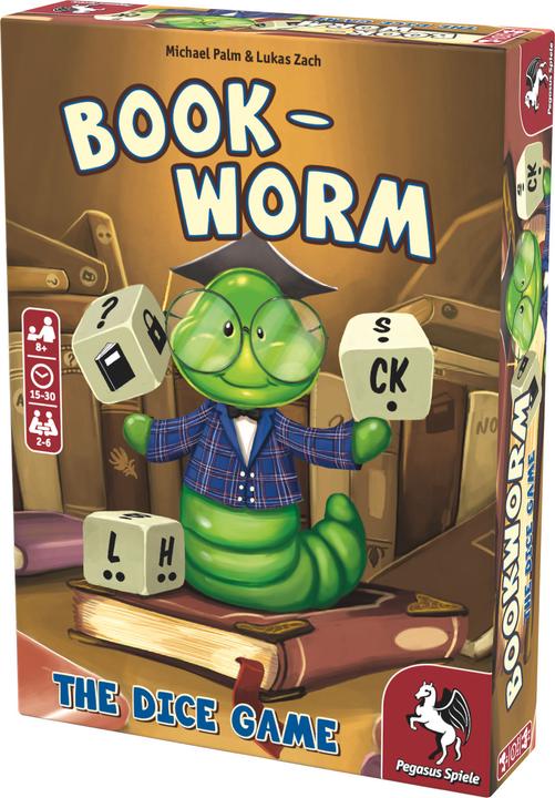 Actual product image Pegasus 18335E - Bookworm - The Dice Game GB (German)