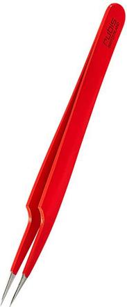 Actual product image Rubis Eyelashes tweezers pointed, red