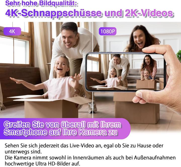 Actual product image Wiwacam Überwachungskamera mit Bewegungserkennung