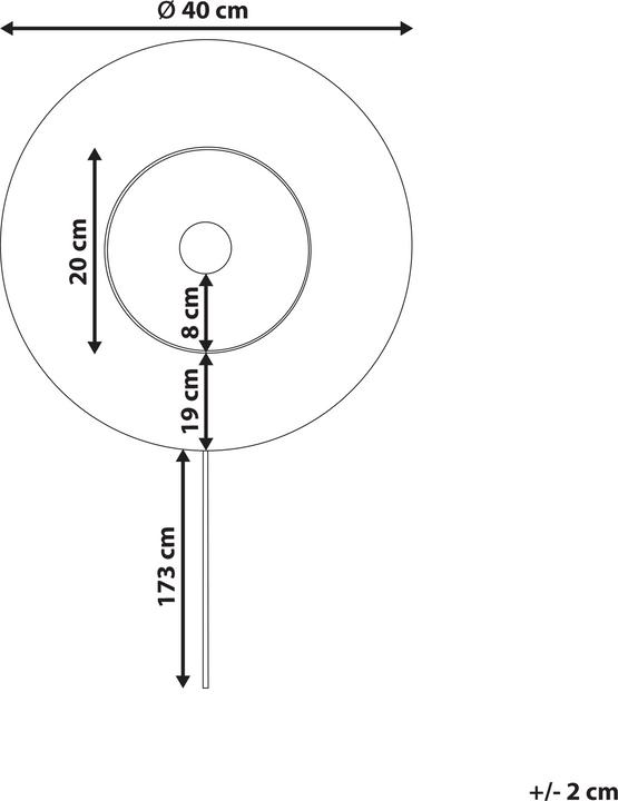Actual product image Beliani Yaapi (E27)