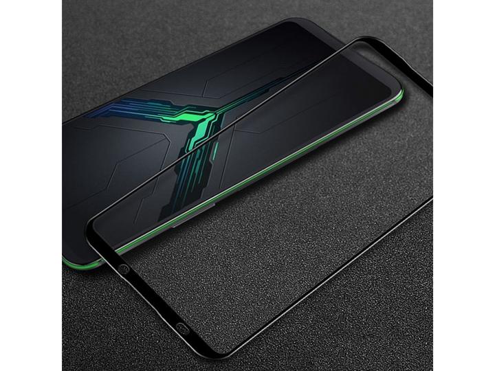 Actual product image Screenguard Xiaomi Black Shark 2 Pro Full Screen Protective Glass Film 2.5D 9H (1 Piece, Xiaomi Black Shark 2 Pro)
