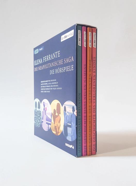 Produktbild Die Neapolitanische Saga (Elena Ferrante, Enea Boschen, Martin Heindel, Rosalie Thomass, Christiane Rossbach, Ulrike Haage, Katja Langenbach, Hanna Scheibe, Deutsch)