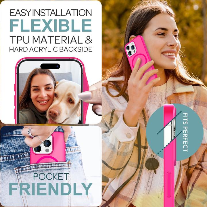 Actual product image Nalia Matte hybrid case with MagSafe function (Apple iPhone 16 Pro)