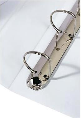 Produktbild Soennecken Präsentationsringbuch 4142 DIN A4 50mm 2Ringe weiss (A4, 50 mm, 1 Stück)