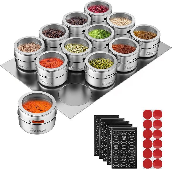Produktbild Homgen Gewürzdosen Set (Diverse Gewürze, Kräuter)