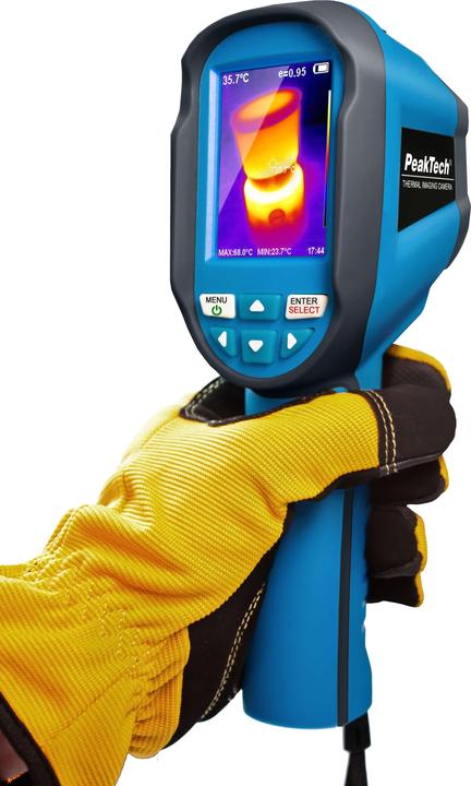 Actual product image Peaktech P 5610 B IR thermal imaging camera