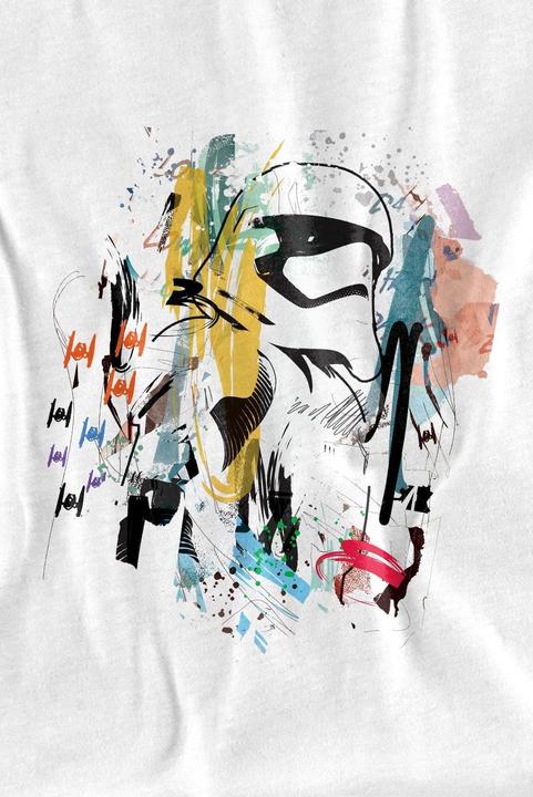 Actual product image Star Wars Childrens/Kids Stormtrooper Abstract T-Shirt (128)