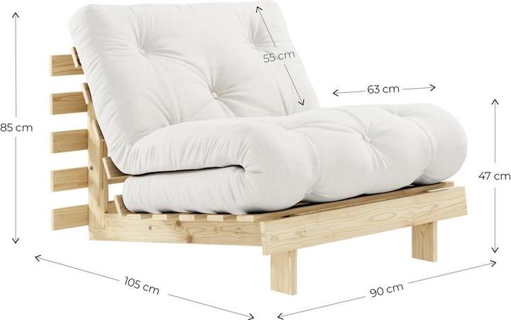 Produktbild Karup Design Roots (Bettsofa, 1-Sitzer)